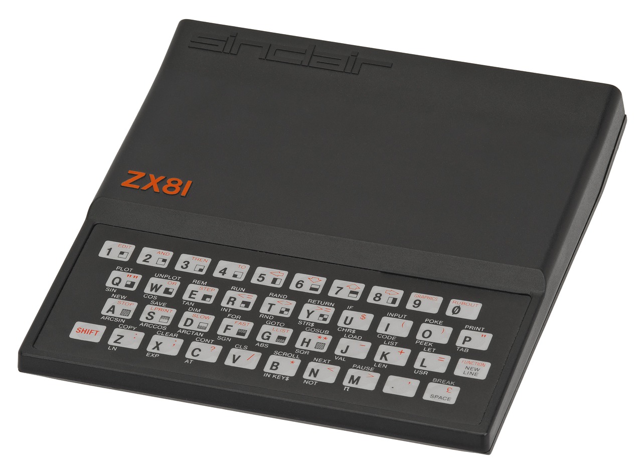 retro computer zx81 sinclair